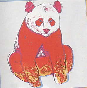 Endangered Species (Giant Panda) by Andy Warhol