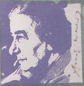 Golda Meir, FS #153a by Andy Warhol