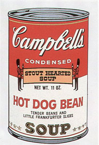 Hot Dog Bean, FS #59 by Andy Warhol