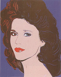 Jane Fonda (FS 268) by Andy Warhol