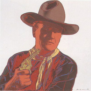 John Wayne, FS #377 by Andy Warhol