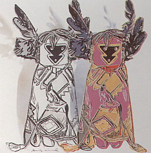 Cowboys & Indians Suite (Kachina Dolls 381) by Andy Warhol