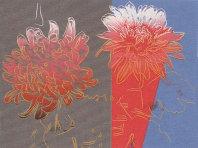 Kiku Flowers Portfolio 308 by Andy Warhol