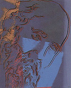 Martin Buber, FS #228 by Andy Warhol