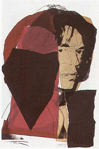 Mick Jagger Portfolio 139 by Andy Warhol