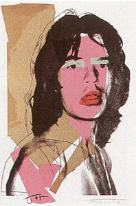 Mick Jagger Portfolio 143 by Andy Warhol