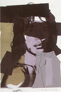 Mick Jagger Portfolio 145 by Andy Warhol