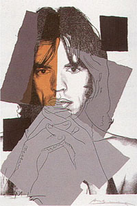 Mick Jagger Portfolio 147 by Andy Warhol
