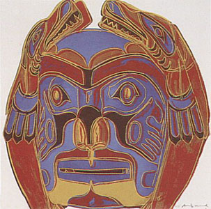 Northwest Coast Mask, FS #380 by Andy Warhol