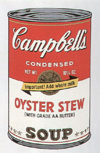Campbell's Soup Suite II (Oyster Stew) by Andy Warhol
