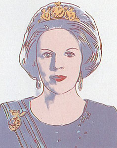 Queen Beatrix of the Netherlands, FS# 339 by Andy Warhol