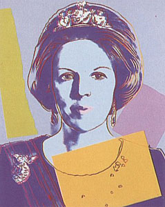 Queen Beatrix of the Netherlands Portfolio 340 by Andy Warhol