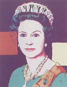Queen Elizabeth II of the United Kingdom Portfolio 335 by Andy Warhol
