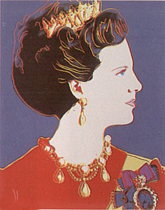 Queen Margrethe II of Denmark Portfolio 343 by Andy Warhol
