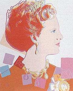 Queen Margrethe II of Denmark Portfolio 344 by Andy Warhol