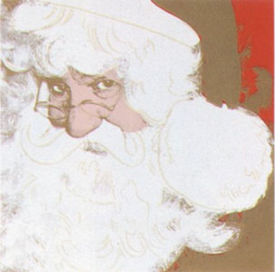 Santa Claus (FS 266) by Andy Warhol