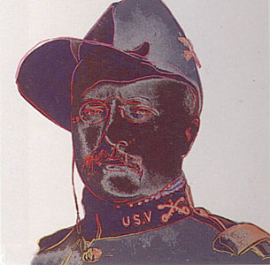 Teddy Roosevelt, FS #386 by Andy Warhol