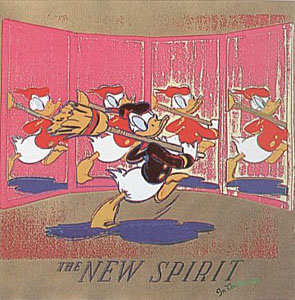 The New Spirit (Donald Duck), FS #357 by Andy Warhol