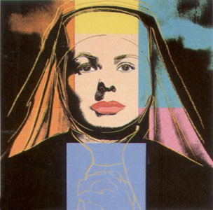 Ingrid Bergman (FS 313-315) (The Nun) by Andy Warhol