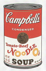Tomato-Beef Noodle O's, FS #61 by Andy Warhol