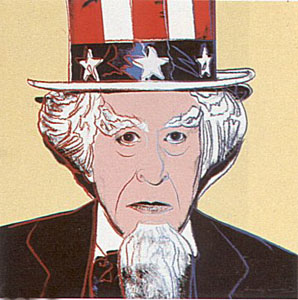 Myths (FS 258-267) (Uncle Sam) by Andy Warhol