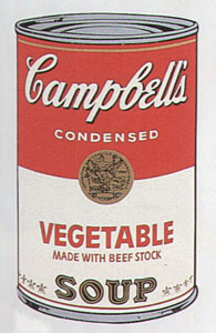 Campbell's Soup Suite I (Vegetable) by Andy Warhol