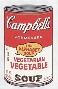 Campbell's Soup Suite II (Vegetarian Veg.) by Andy Warhol