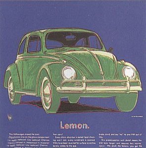 Volkswagen, FS #358 by Andy Warhol