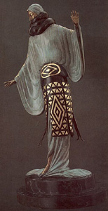 An Evening in 1921 (Bronze) by Erte