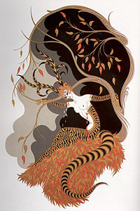 Autumn by Erte