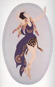 Bacchante by Erte