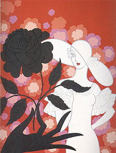 Black Rose by Erte