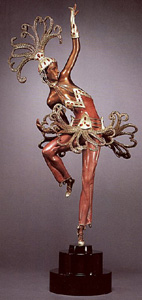 Firedancer (Bronze) by Erte