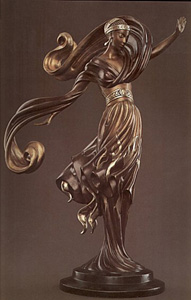 Flames of Love (Bronze) by Erte