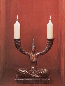 Fortune (Candlestick) by Erte