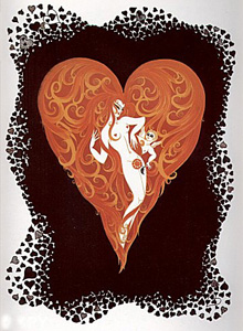 Aces Suite (Heart) by Erte