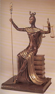 Justice (Bronze) by Erte