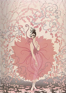 Pink Lady by Erte