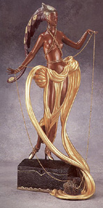 Pleasure of the Courtesan (Bronze) by Erte