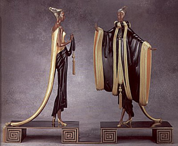 Ready for the Ball (Bronze) by Erte