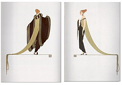 Ready for the Ball (diptych) by Erte