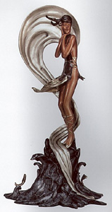 Stranded (Bronze) by Erte