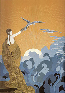 Wings of Victory by Erte