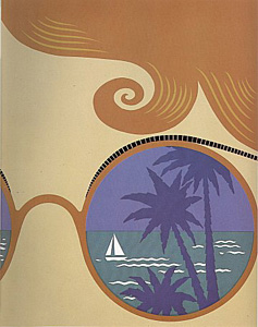 Winter Resort Nice by Erte