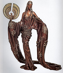Wisdom (Bronze) by Erte