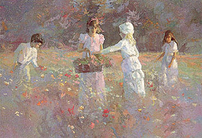 Children in the Meadow by Don Hatfield
