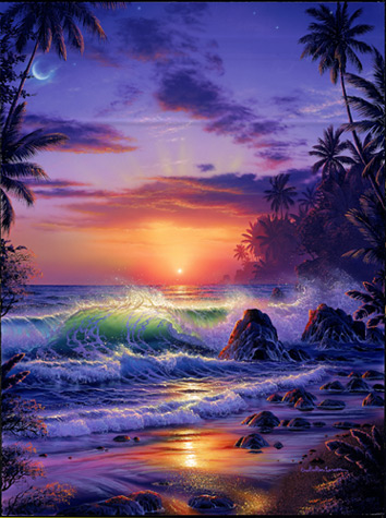 Island Sunrise by Christian Lassen