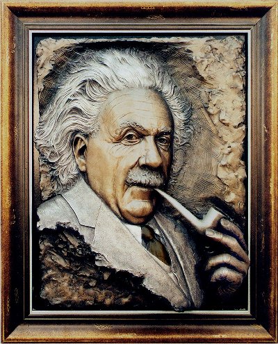 Thinker - Einstein  (Mixed Metals) by Bill Mack
