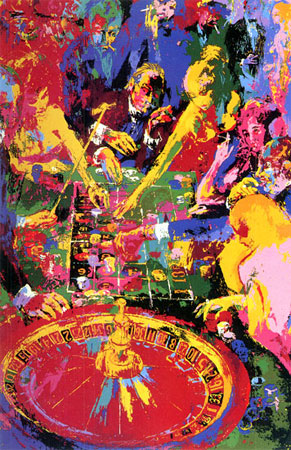 The Green Table by LeRoy Neiman