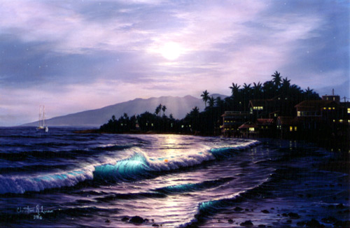 Peaceful Lahaina Eve by Christian Lassen